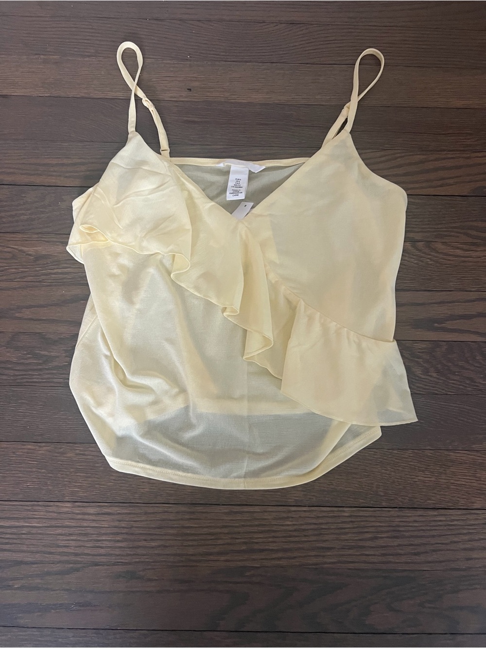 H&M Yellow Sheer Camisole